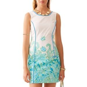 NWT LILLY PULITZER Carlow Resort White Palm Dress